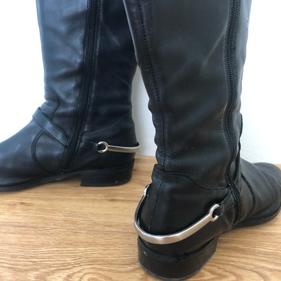 Diana Ferrari leather knee high boots - Picture 5 of 10